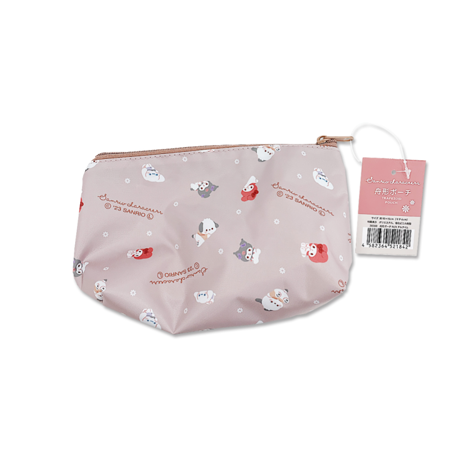 Trapezoid Pouch Sanrio Character Mix Chill Time
