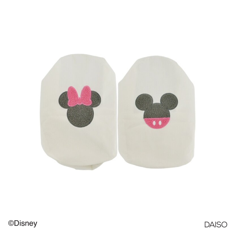 Embroidered Storage Box Shape Mickey/Minnie Icon