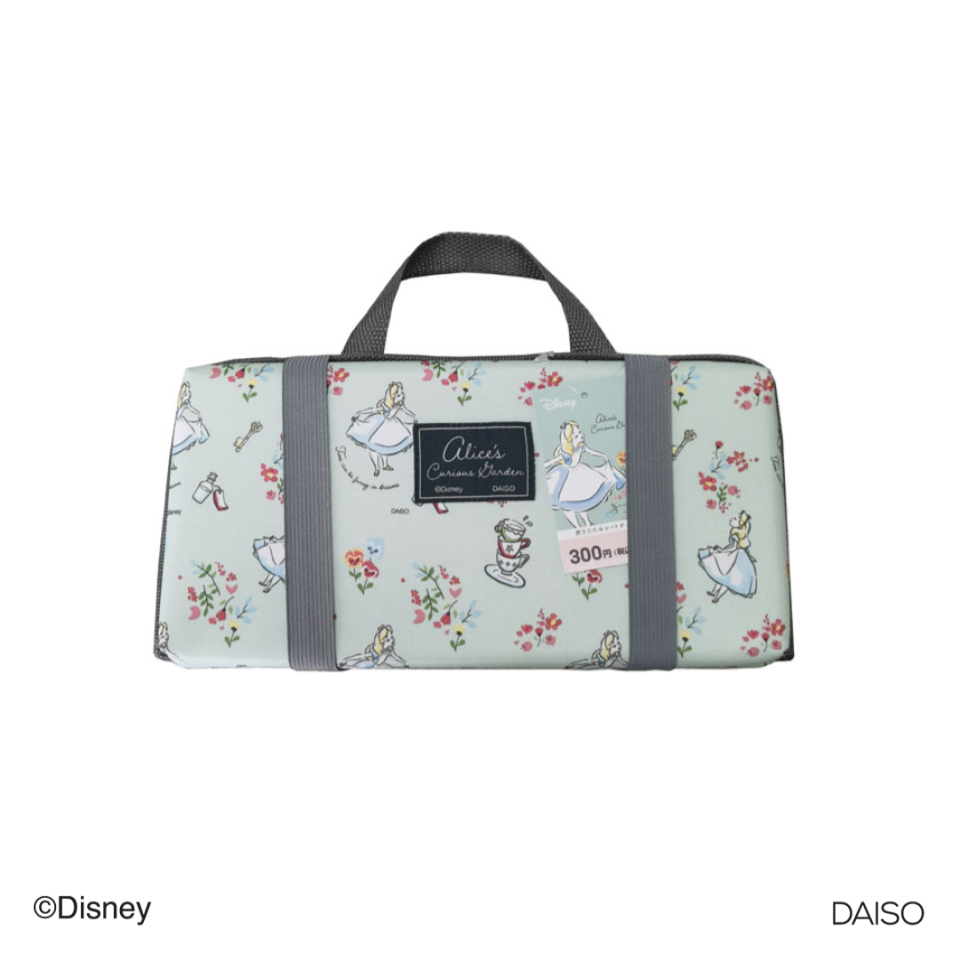 Foldable Seat Cushion Repeating Pattern Alice in Wonderland