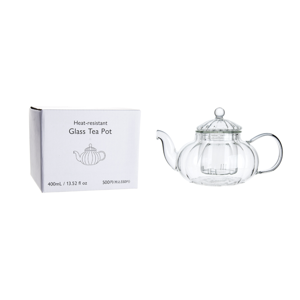 Heat Resistant Glass Tea Pot 400ml