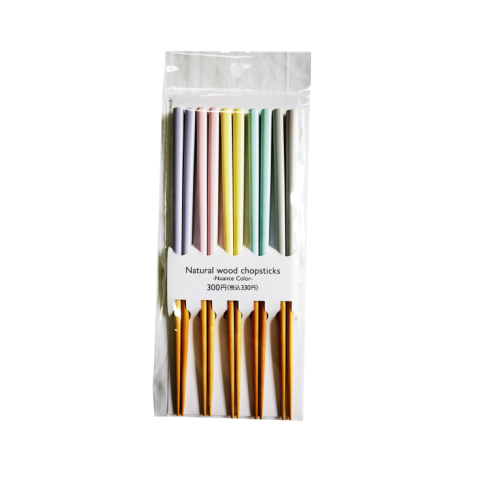 Natural Wood Chopstick Nuance Color