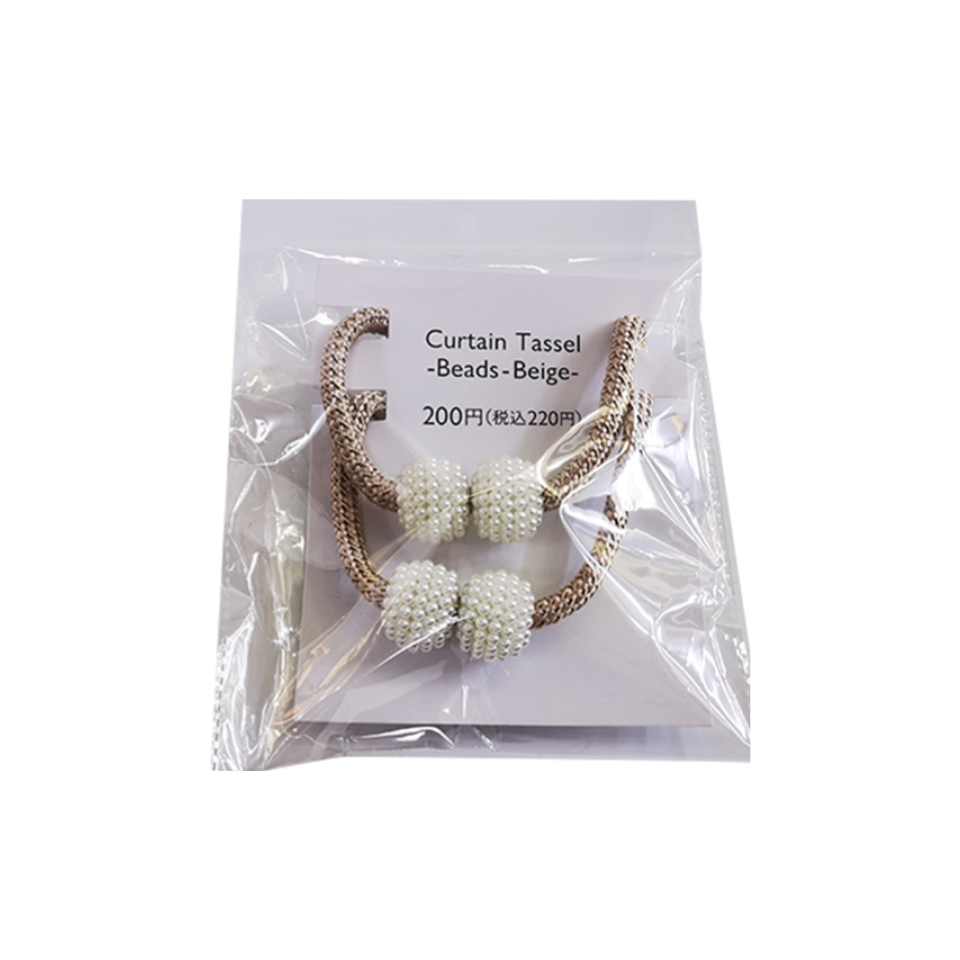 Curtain Tassel Beads Beige