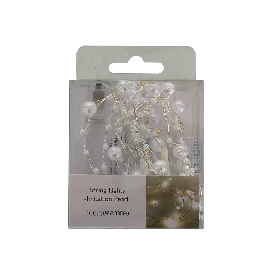 String Lights Imitation Pearl 20LED