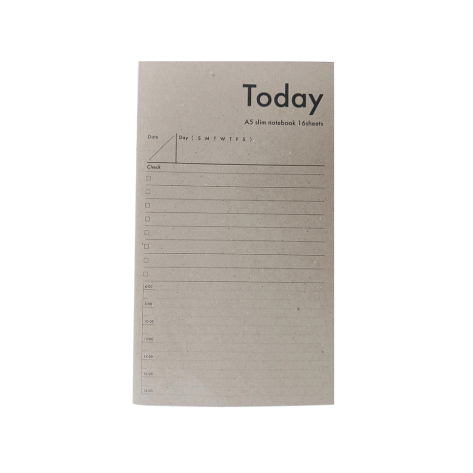 Today Notebook A5 Slim Beige