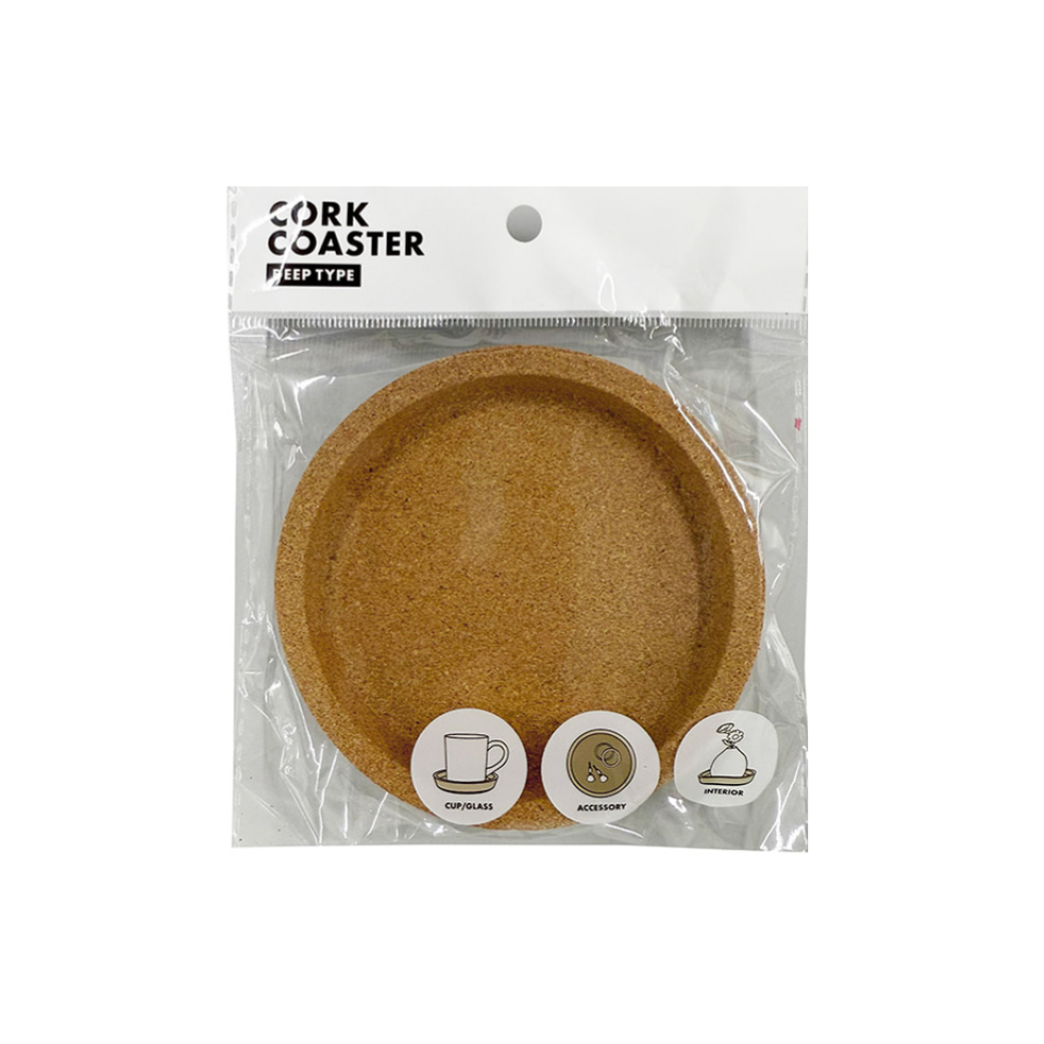 Deep Type Cork Coaster