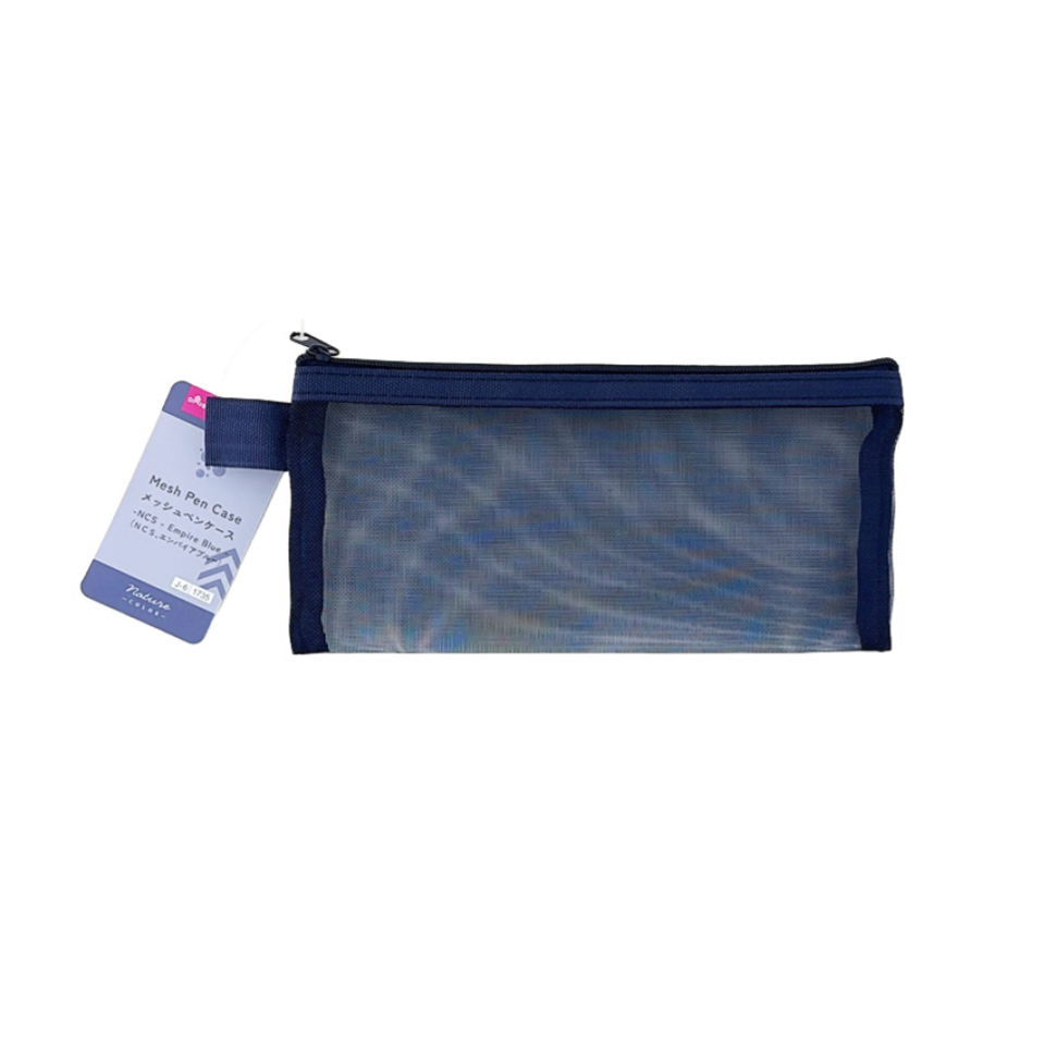 Mesh Pen Case Empire Blue