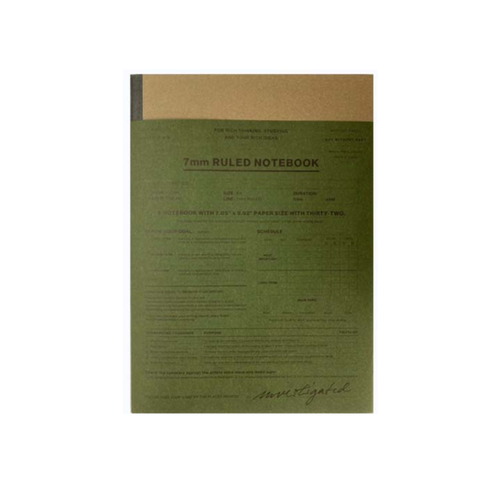 Bound B5 Notebook Cork