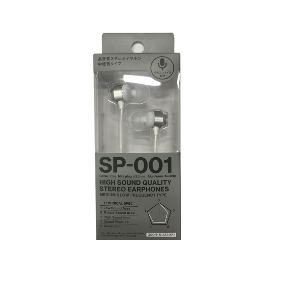 High Quality Stereo Earphones with Microphone SP-001