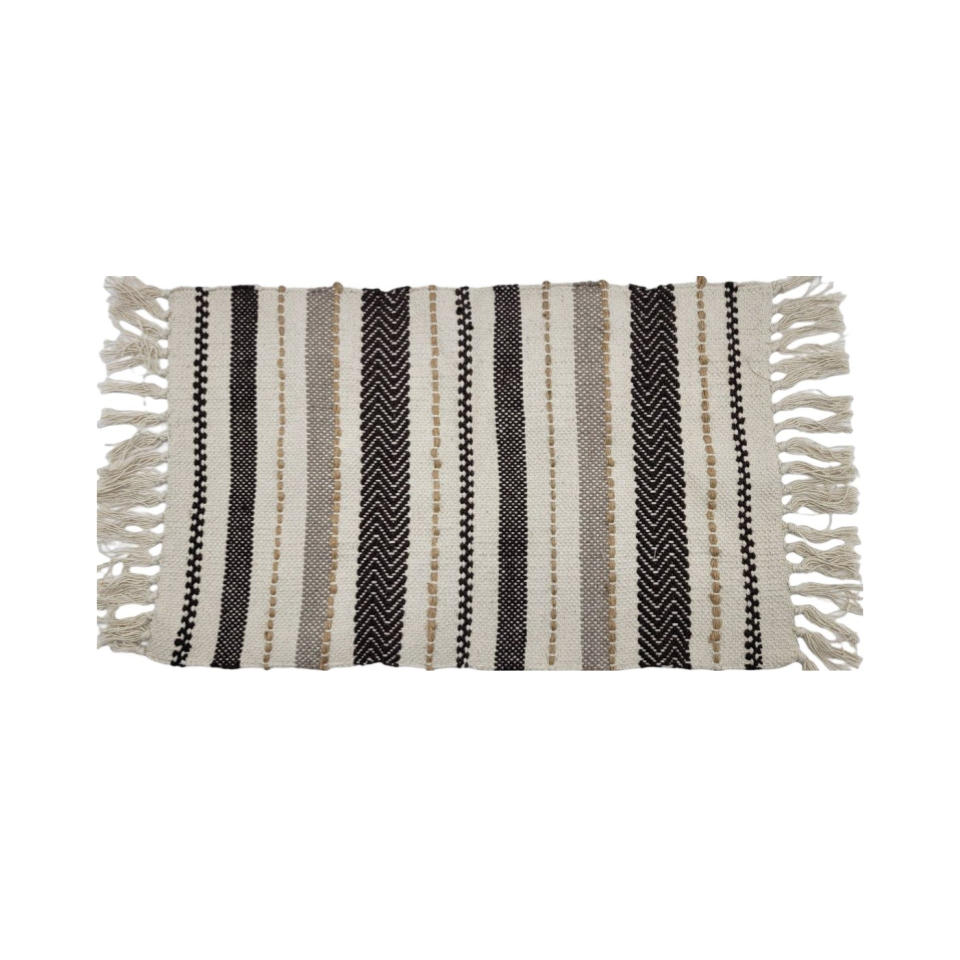 Stripe Rug Beige