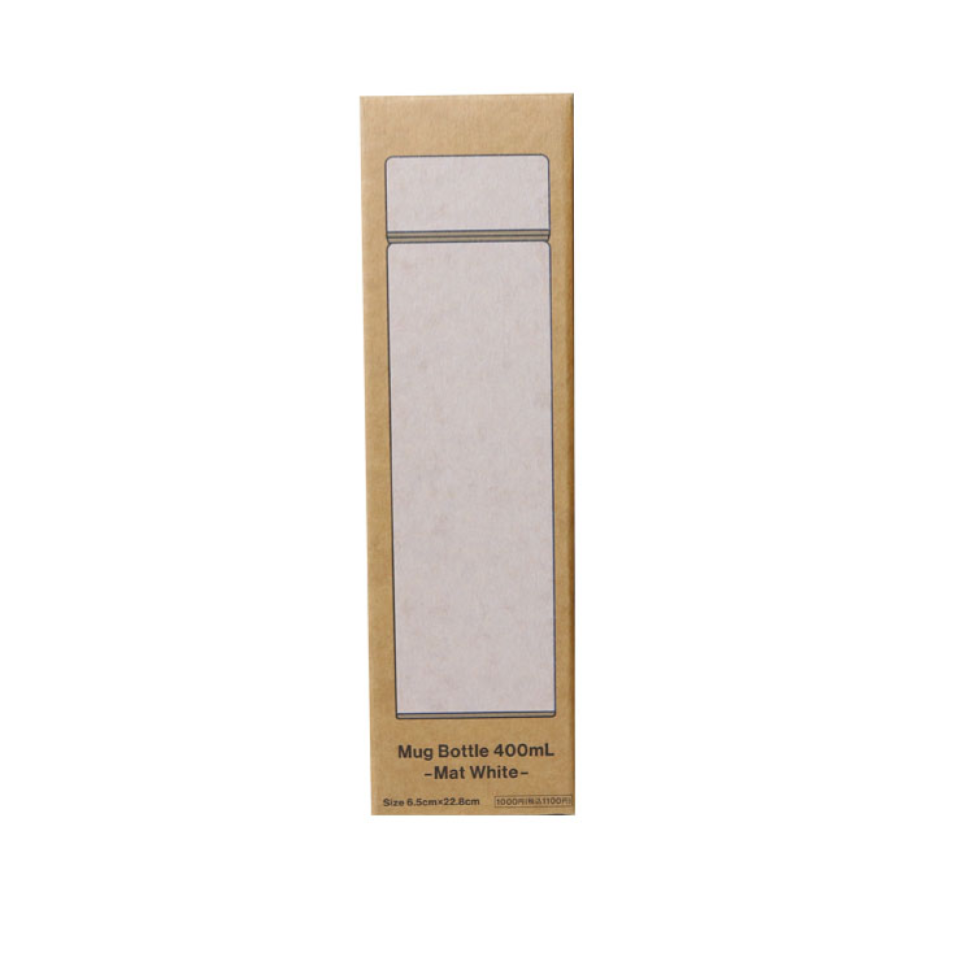 Mug Bottle Matte White 400ml