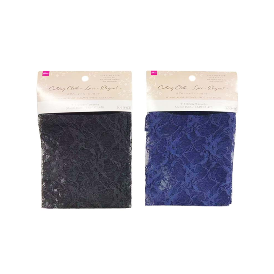 Cutting Cloth Lace Elegant Black/Navy