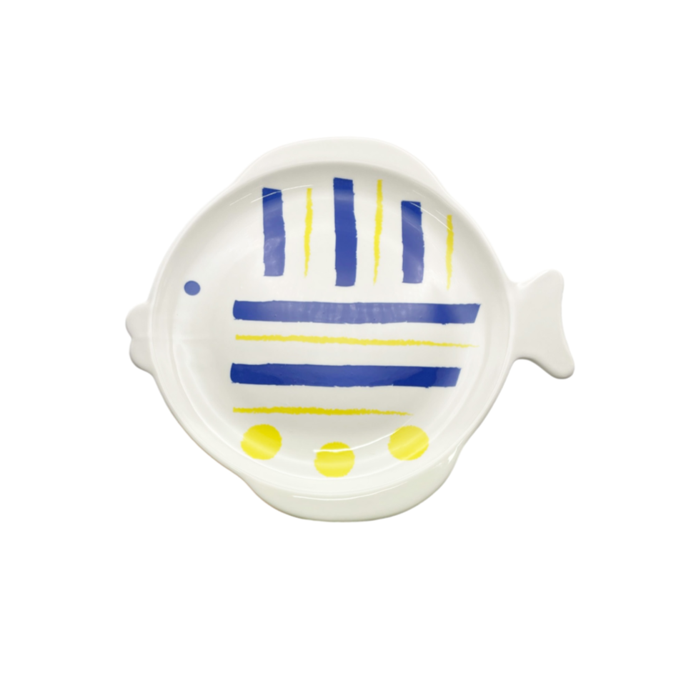 Plate Colorful Marine Blue 22.5cm
