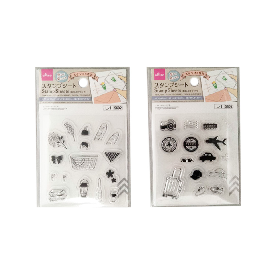 Stamp Sheets Travel Picnic