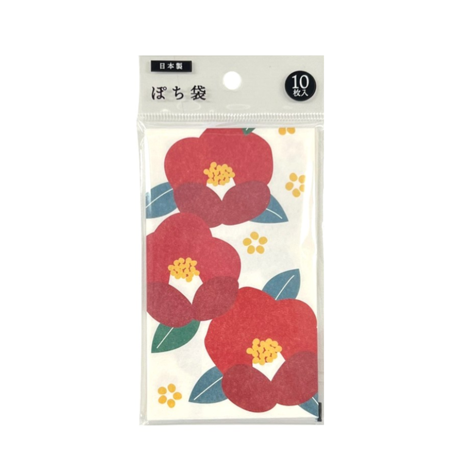 Small Envelopes Camellia Design