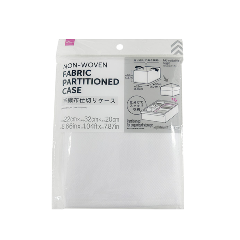 Non Woven Fabric Partitioned Case