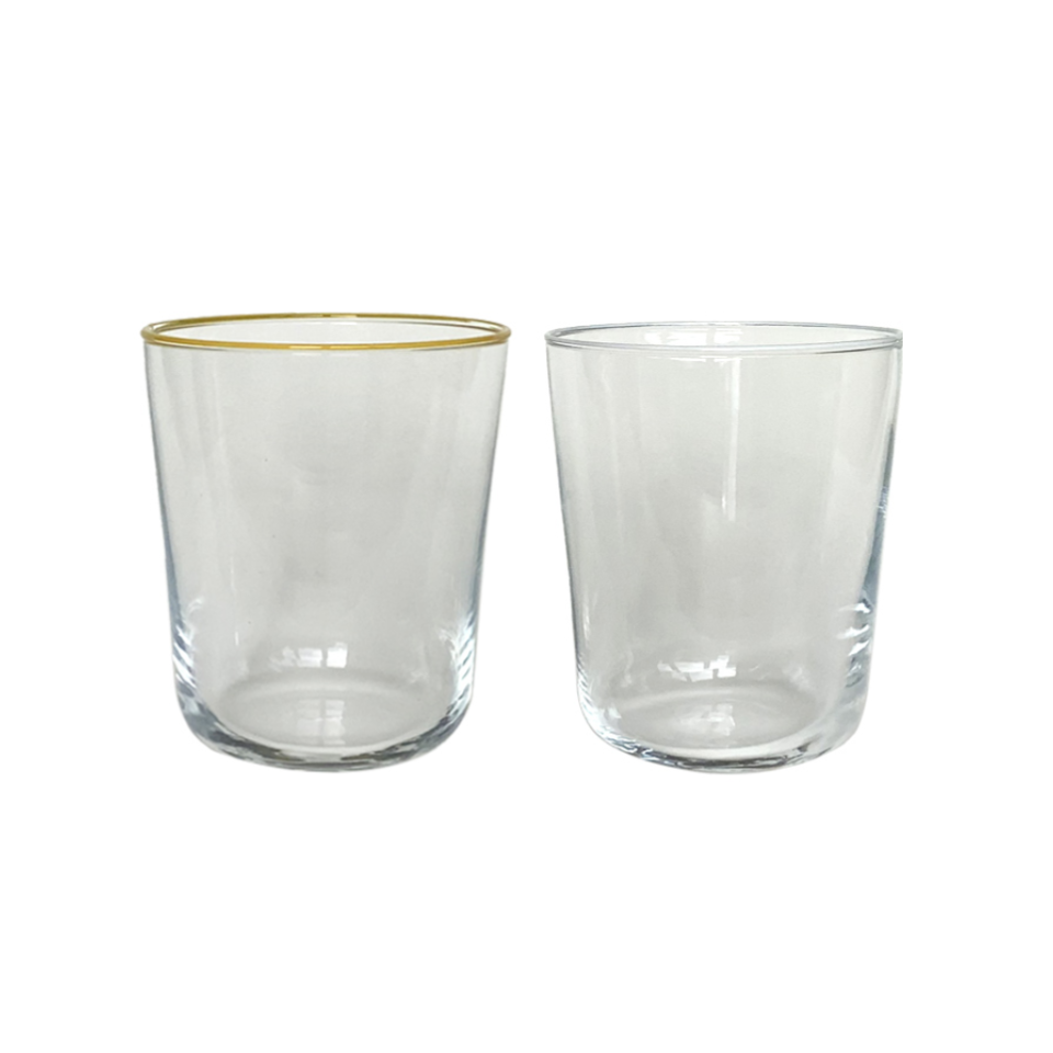 Band Glass Yellow/White