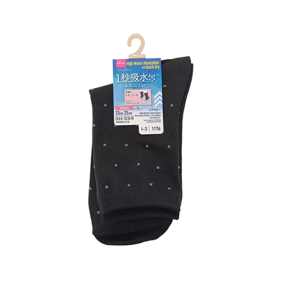 High Water Absorption Business Socks for Ladie- Small Dots