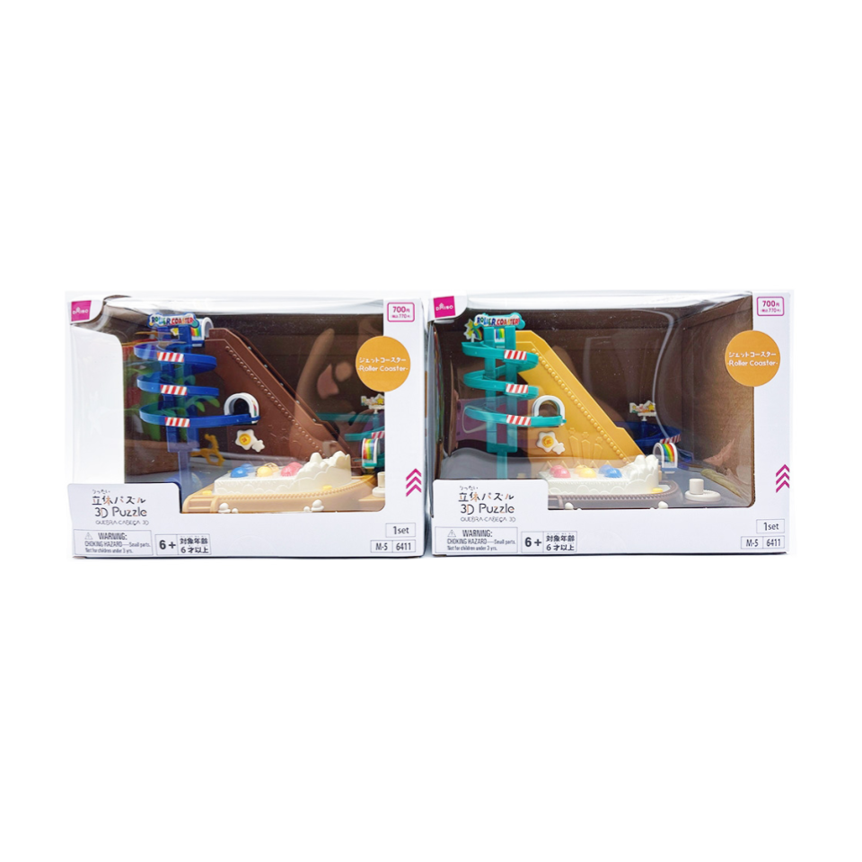 3D Puzzle Roller Coaster