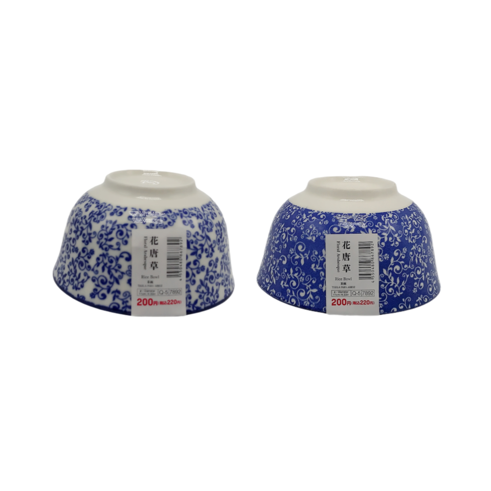 Rice Bowl Floral Arabesque 11cm