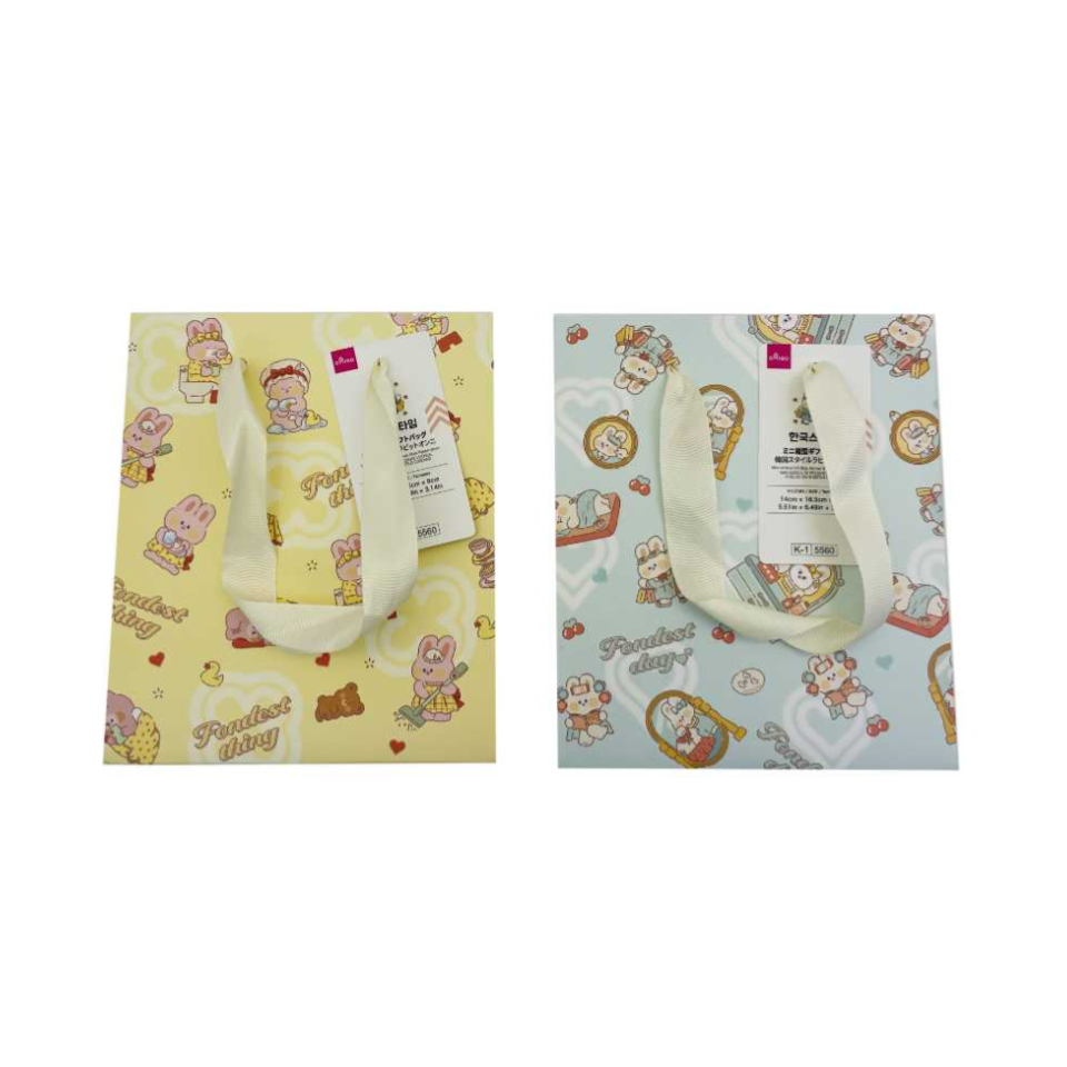 Mini Vertical Gift Bag Korean Style Rabbit Unnie