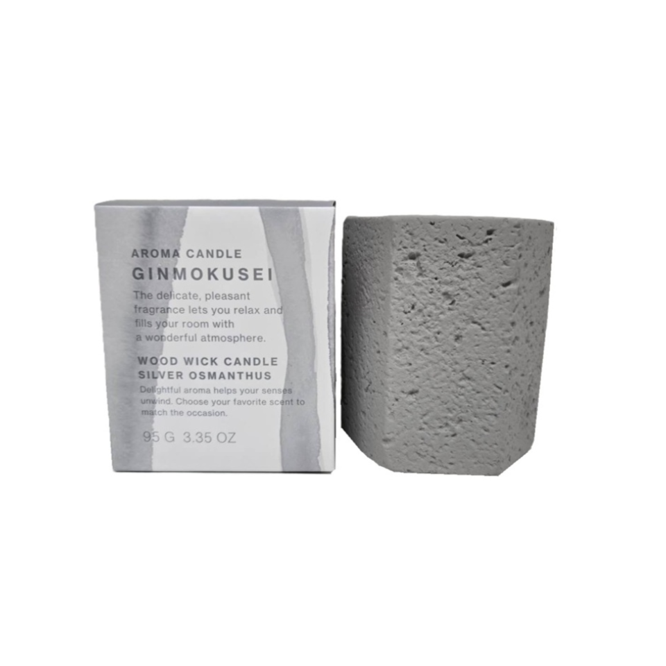 Wood Wick Candle Silver Osmanthus 95g