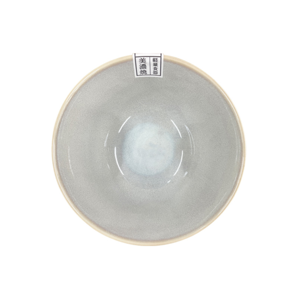 Rice Bowl Sleek Dish Light Grey 15.6cm