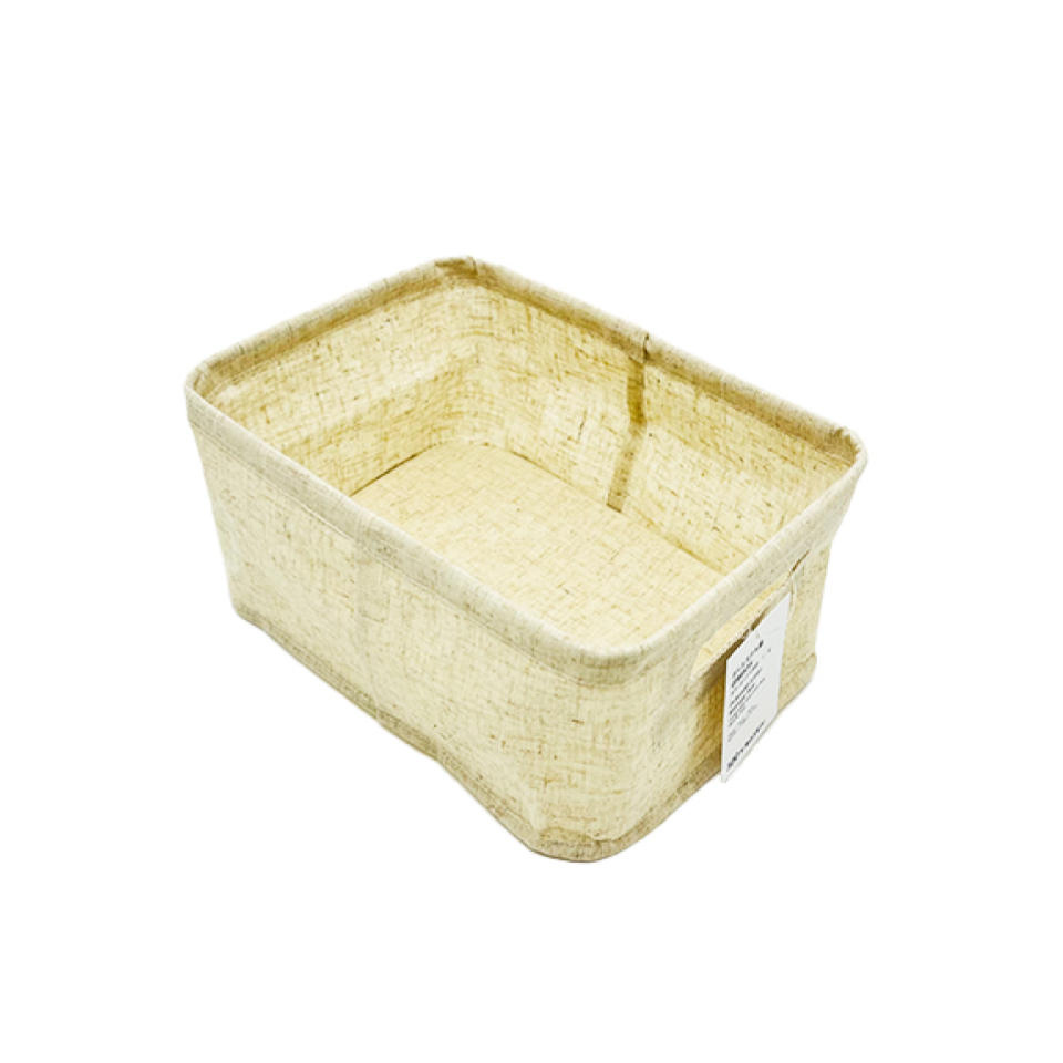 Polyester Linen Storage Box