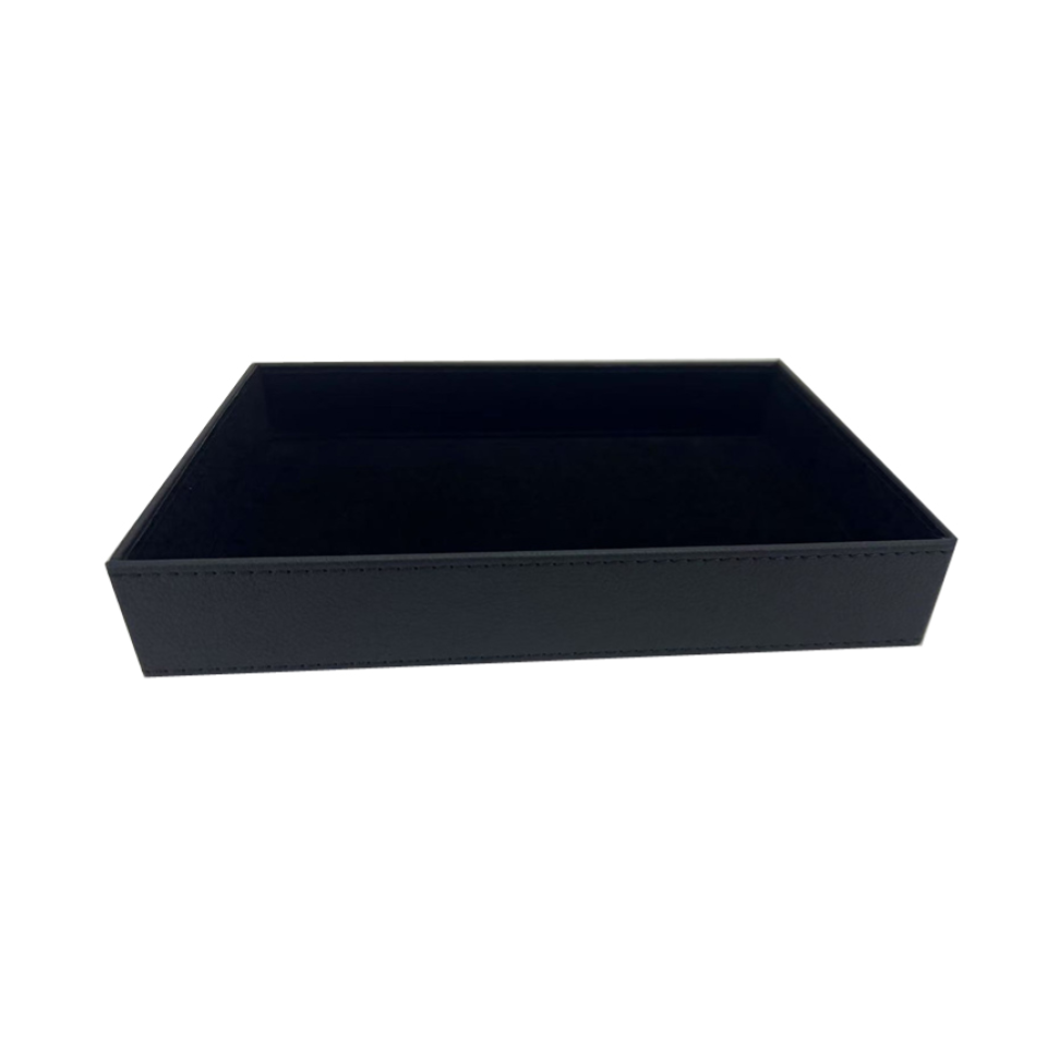 Imitation Leather Storage Tray 33cm x 25cm x 4cm