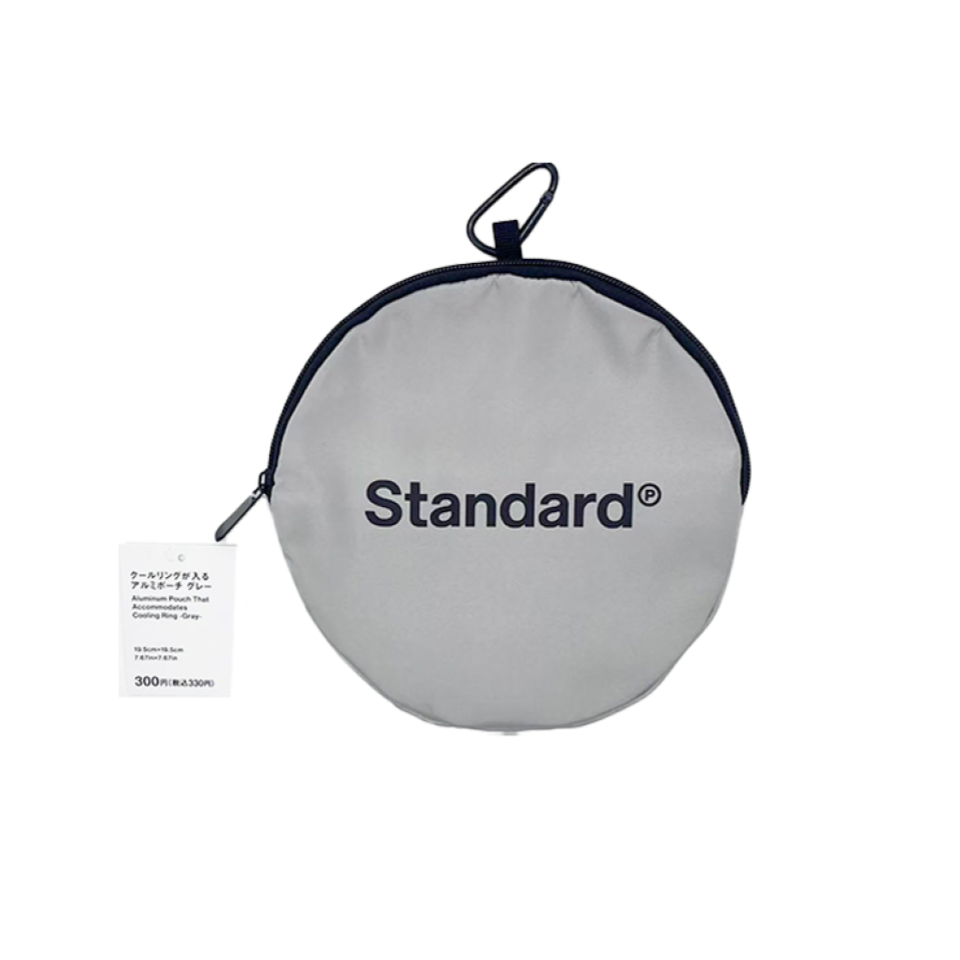 Aluminum Pouch That Accommodates Cooling Ring Grey