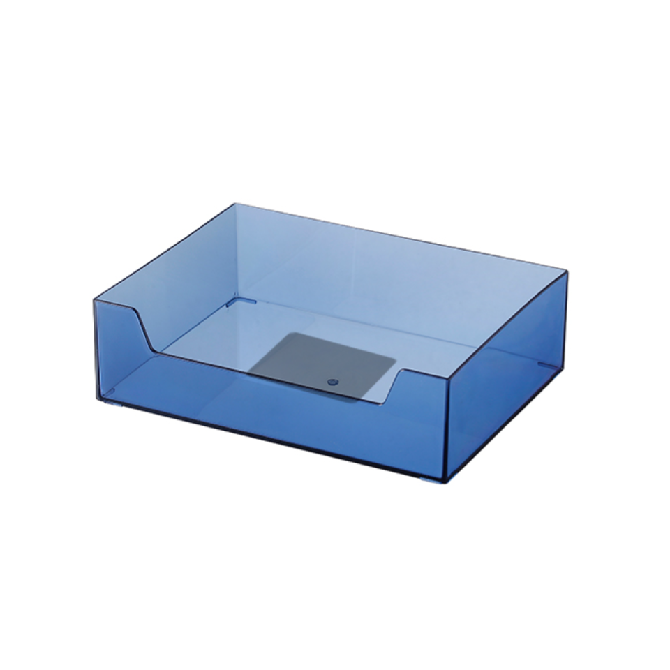 Accessory Storage Case Clear Blue 22.8cm x 17cm x 6.7cm