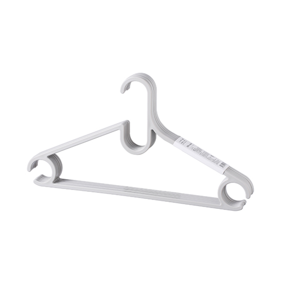 Hanger 6 pcs Grey