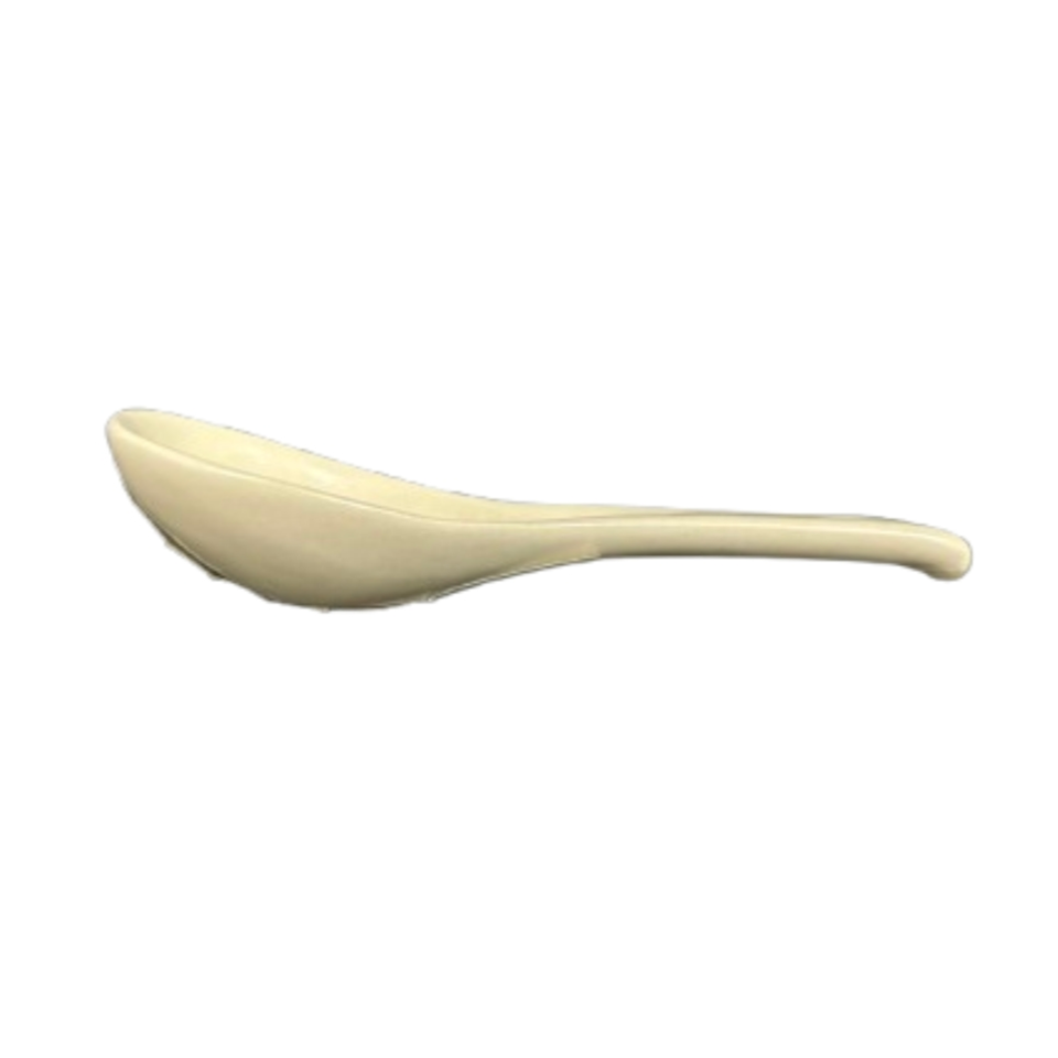 Chinese Soup Spoon White