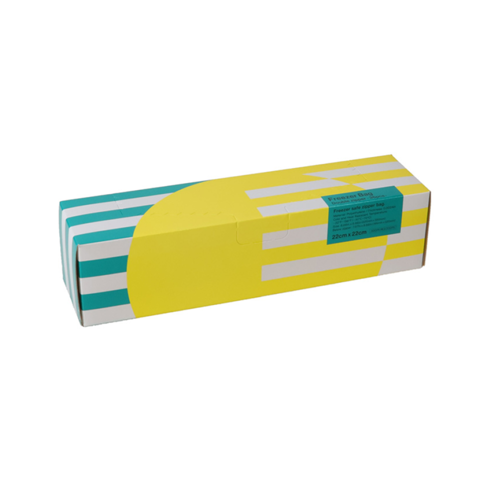 Double Zip Freezer Bag Day and Night 22cm x 22cm