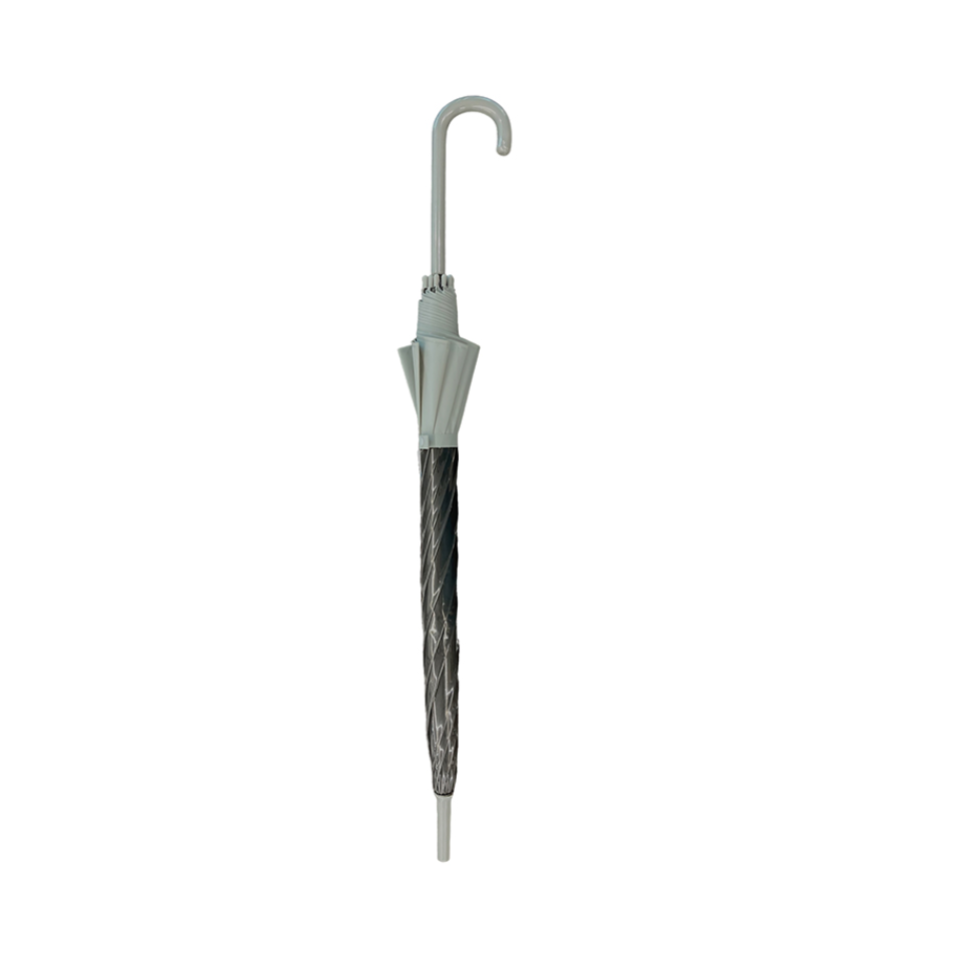 Two Toned Clear Umbrella Gray