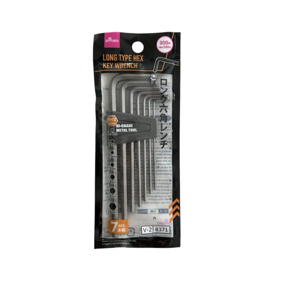 Long Type Hex Key Wrench