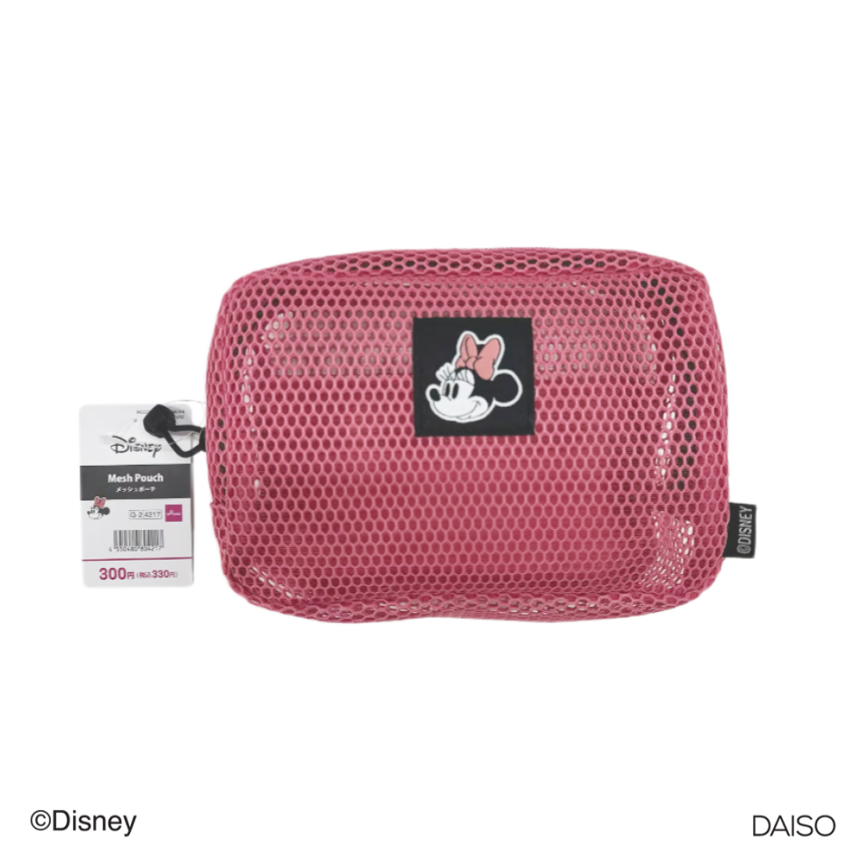 Mesh Pouch Minnie Mouse