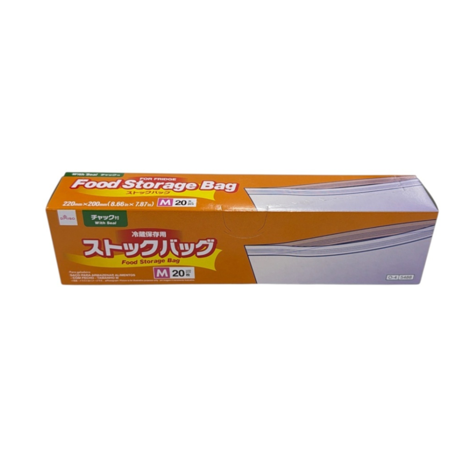 Food Storage Bag with Seal for Fridge M