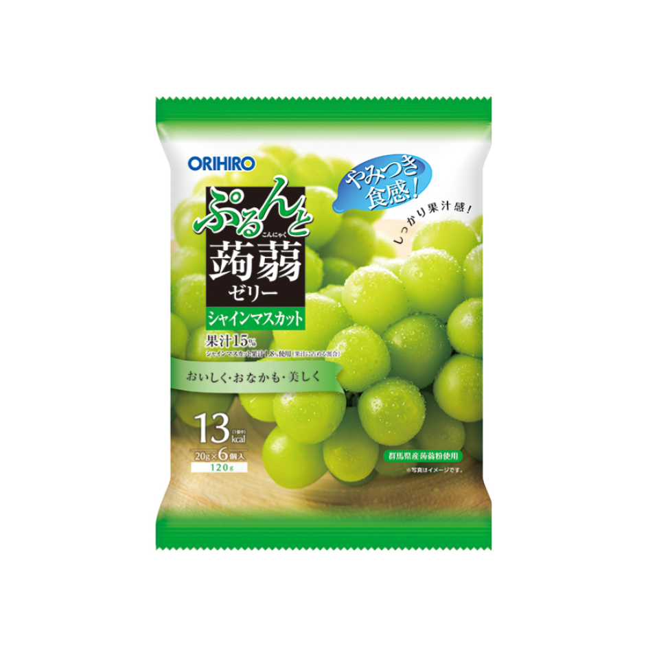 Orihiro PlanDu Purun to Konnyaku Jelly Pouch Shine Muscat