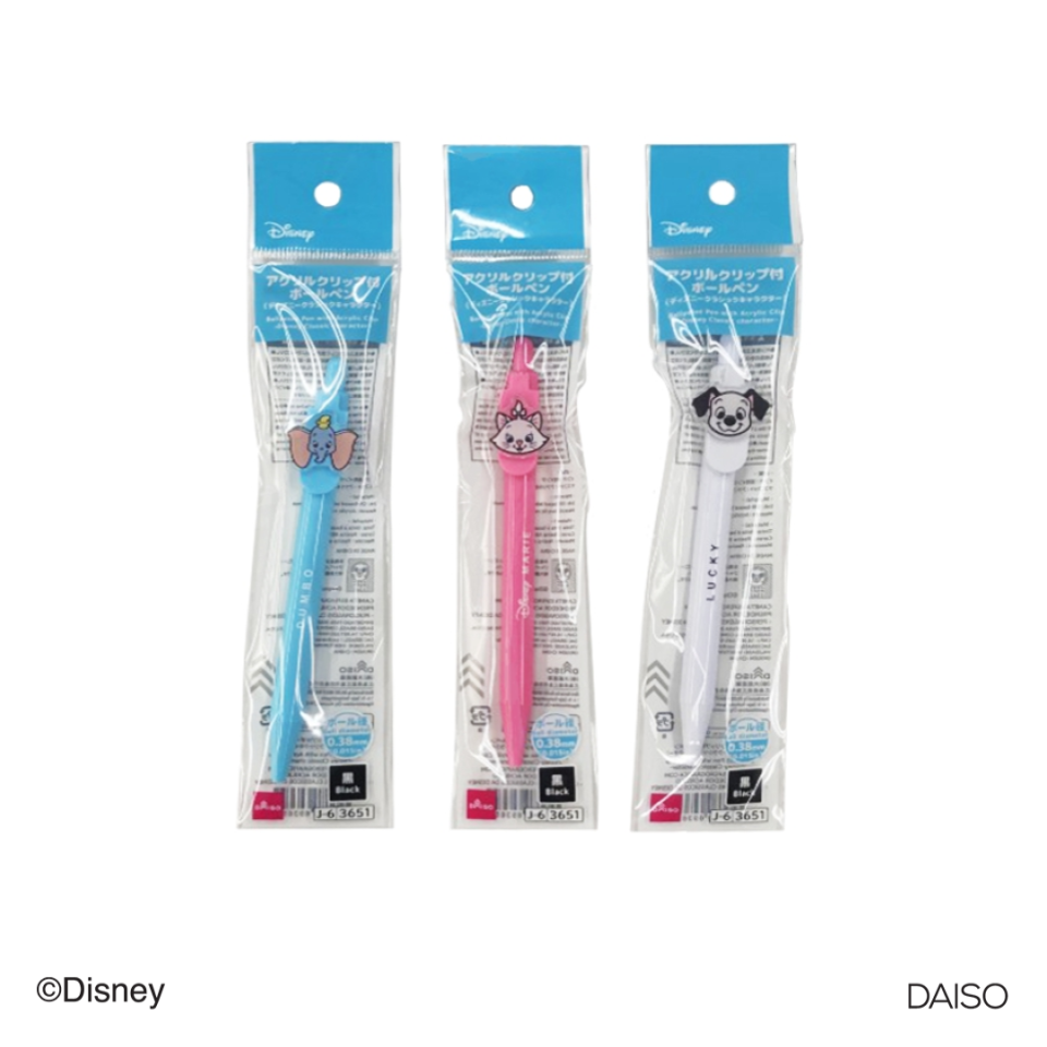 Ballpoint Pen with Acrylic Clip Disney Classic Character