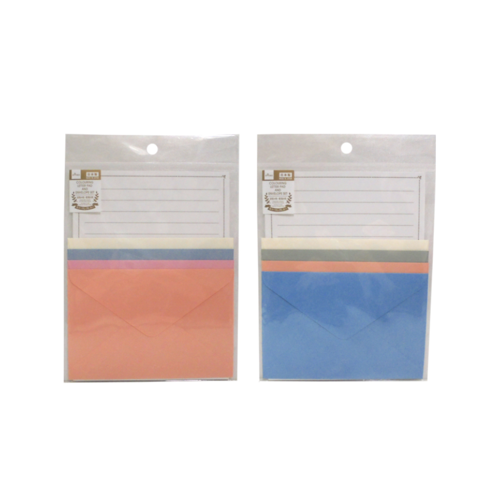 Coloring Letter Pad and Envelope Set 1 and 2