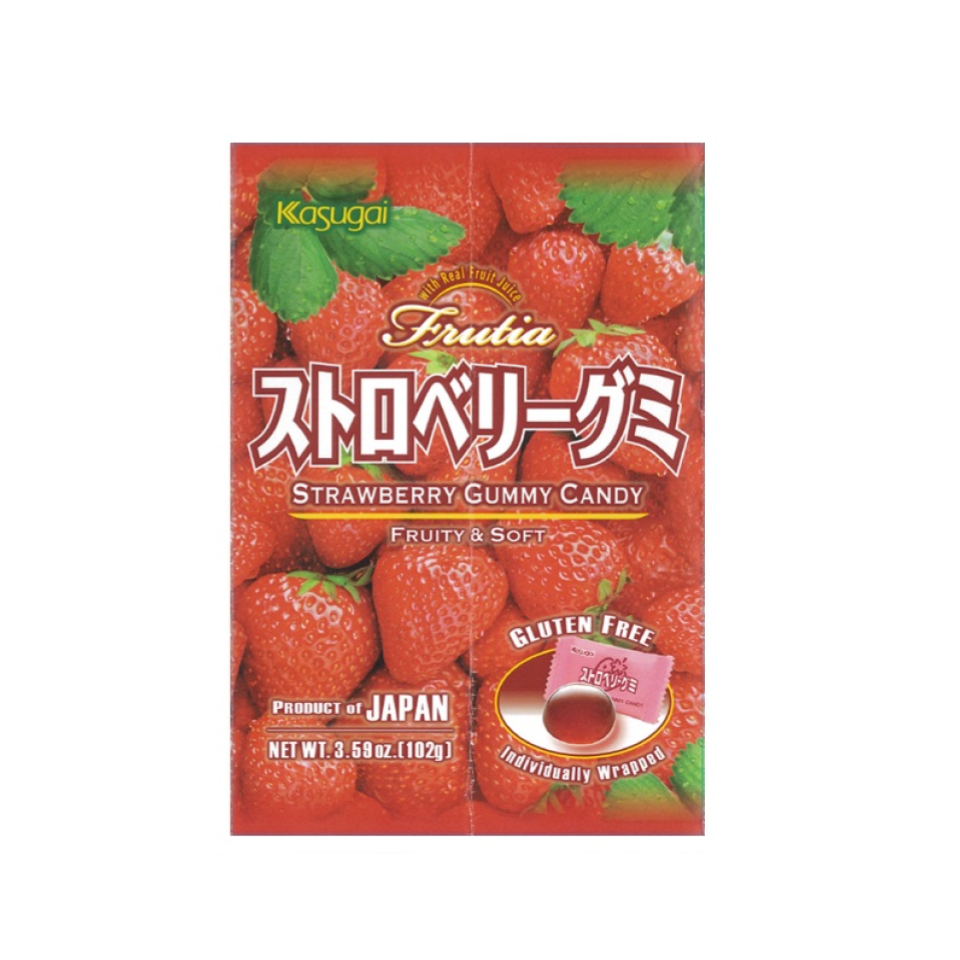 Kasugai Strawberry Gummy 102g