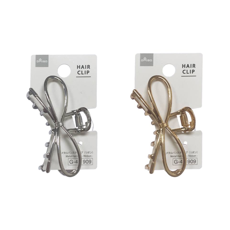Metal Hair Clip Ribbon