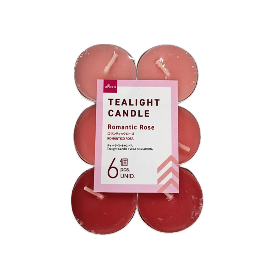 Tealight Candle Romantic Rose