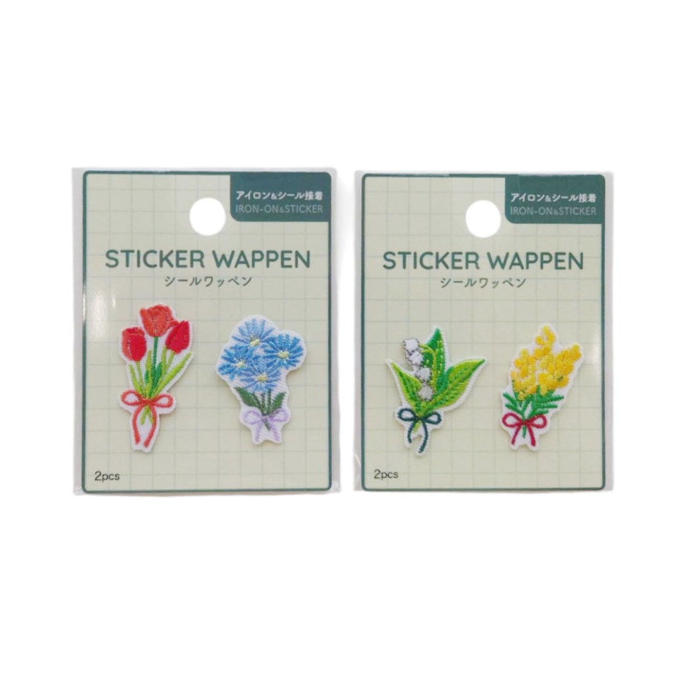 Sticker Wappen Flower