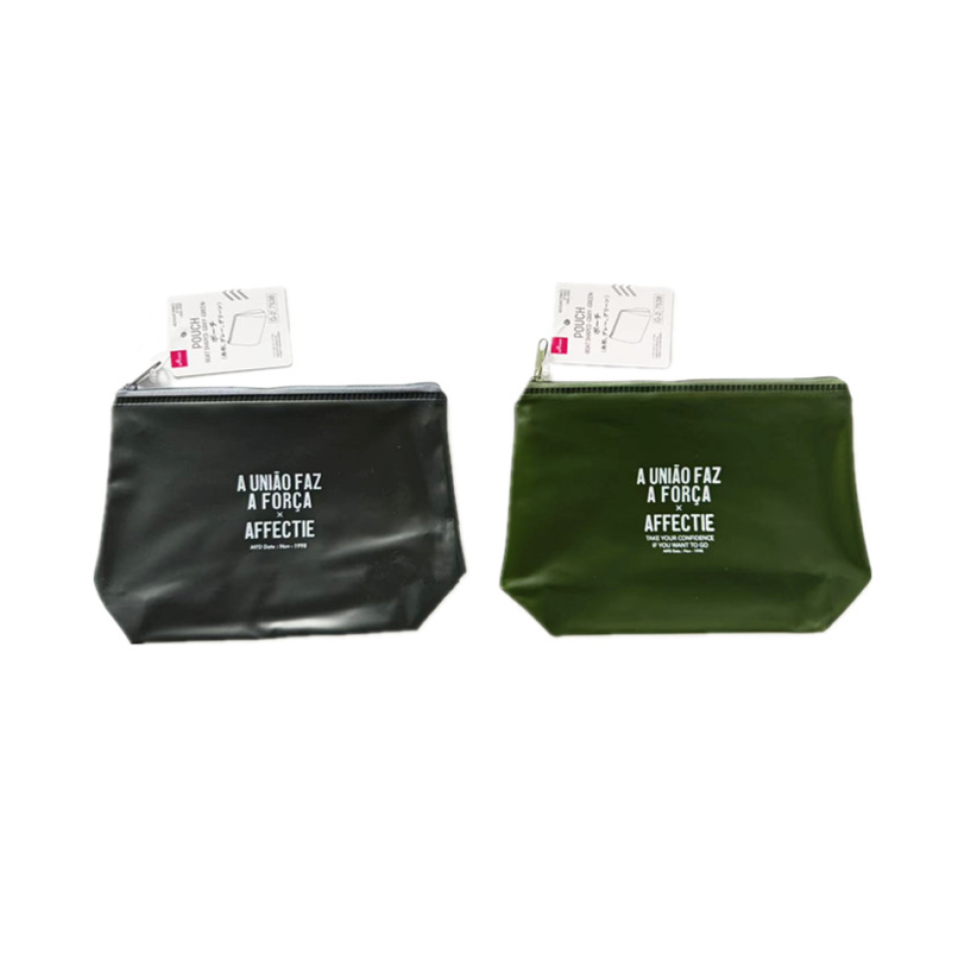 Pouch Boat Shaped Gray/Green