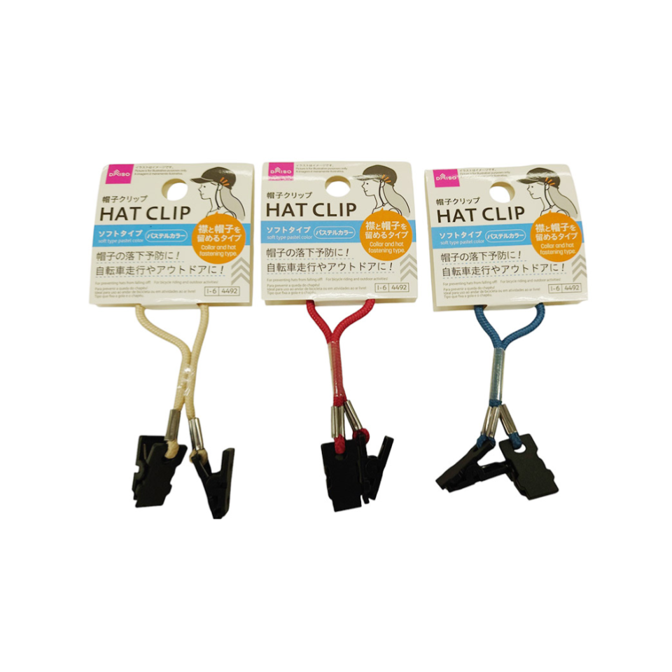 Hat Clip Soft Type Pastel Color