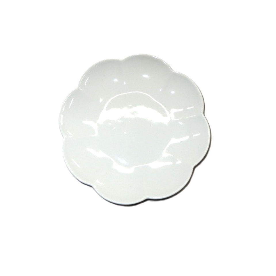 Hanautage White Medium Plate