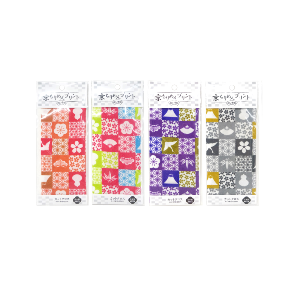 Kyo Crepe Print Fabric Iwai Ichimatu