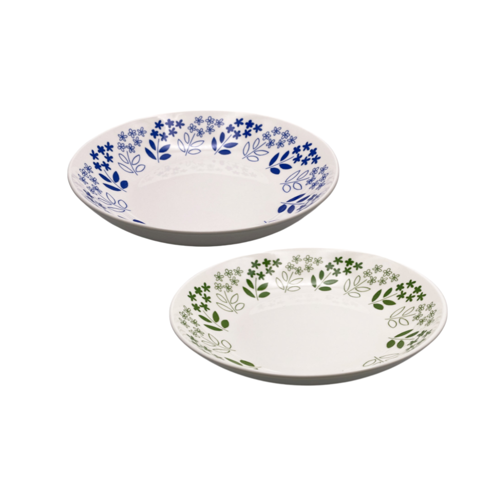 Line Flower Pasta Bowl 20.5cm