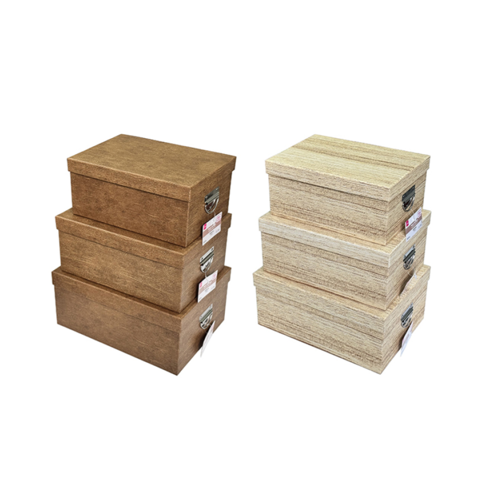 Paper Storage Wood Grain Pattern Q
